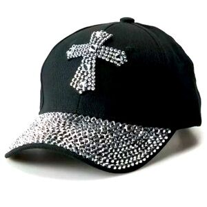 Bedazzled Cross Snap back